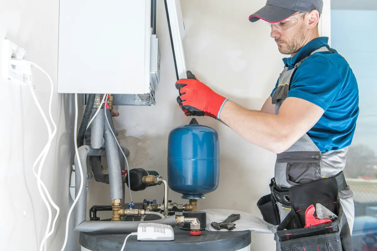 Boiler service in a Montreal residential home